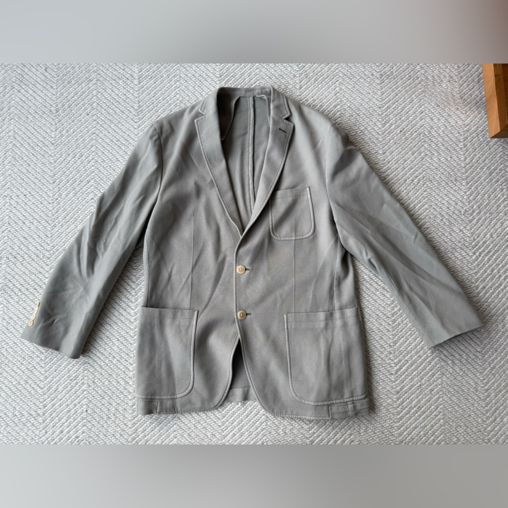 Paul Benetly Tan 100% Wool J-Weekender Unconstructed Sports Coat ax 42-R
